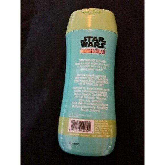 STAR WARS 8 Fl. Oz. THE MANDALORIAN CITRUS SCENTED BODYWASH Set of 2 Bottles - Picture 3 of 4